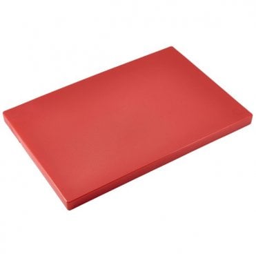 GenWare Red Low Density Chopping Board 18 x 12 x 1"