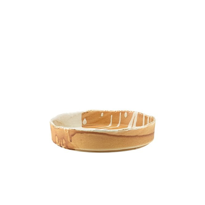 Genware Roko Porcelain Sand Presentation Bowl 20.5cm | Box of 4