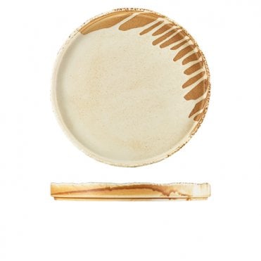 Roko Porcelain Sand Presentation Plate 28cm | Box of 4