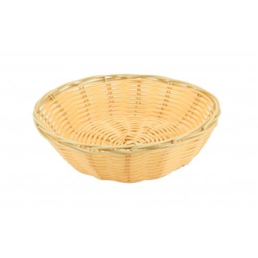 Round Polywicker Basket 7"Dia X 2" Deep | Box of 12