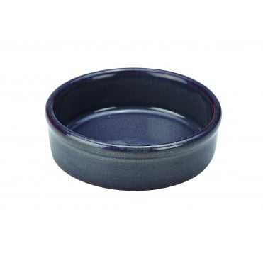 Rustic Stoneware Blue Tapas Dish 10cm | Box of 6