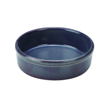 Rustic Stoneware Blue Tapas Dish 13cm | Box of 12
