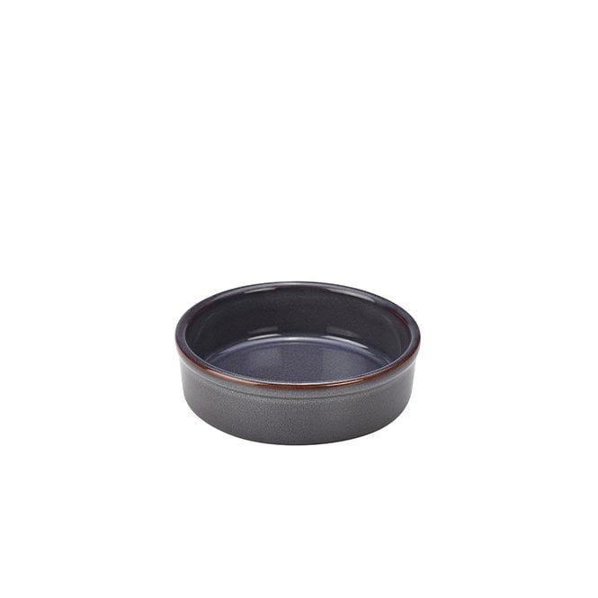 Genware Rustic Stoneware Blue Tapas Dish 14.5cm | Box of 12