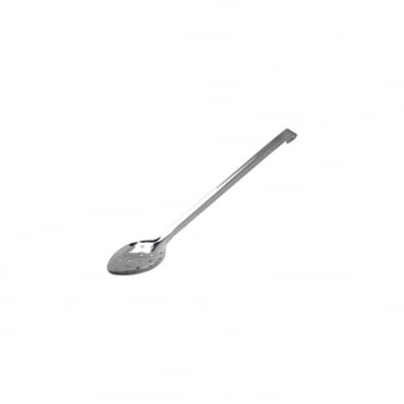 S/St.Perforated Spoon 350mm With Hook Handle