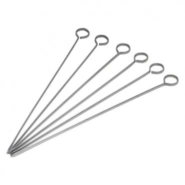 S/St Skewers 10" (Packs Of 6)
