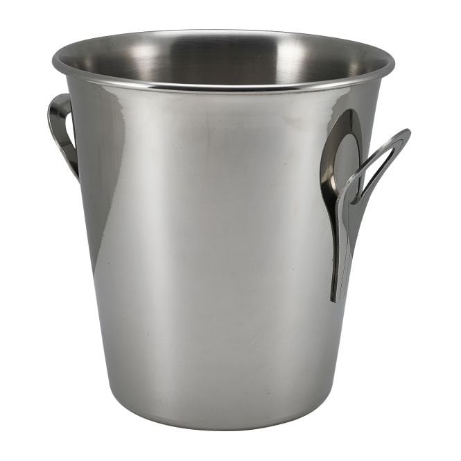 Genware S/St. Wine Bucket Tulip Design -St/St Handles