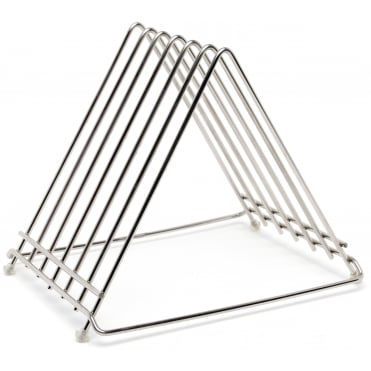 Genware S/St. Wire Cutting Board Rack