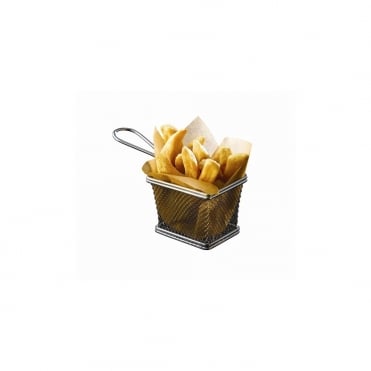 Serving Fry Basket Rectangular 12.5 X 10 X 8.5cm | Box of 6