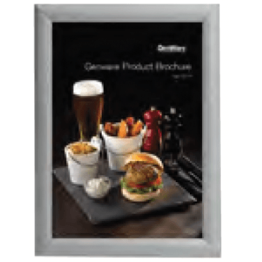 Genware Silver A4 Snap Frame