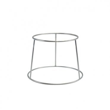 GenWare Silver Anti-Slip Round Buffet Riser 18cm