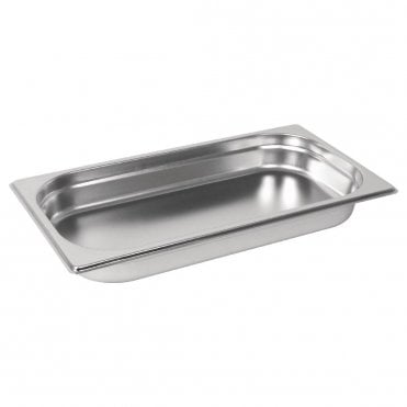 St/St Gastronorm Pan 1/3 - 40mm Deep