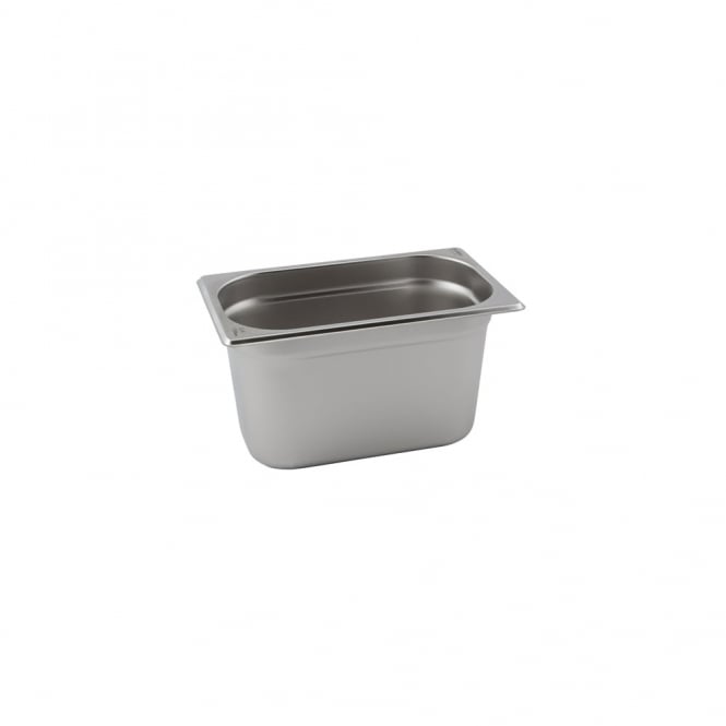 Genware St/St Gastronorm Pan 1/4 - 200mm Deep