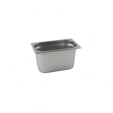 St/St Gastronorm Pan 1/4 - 200mm Deep