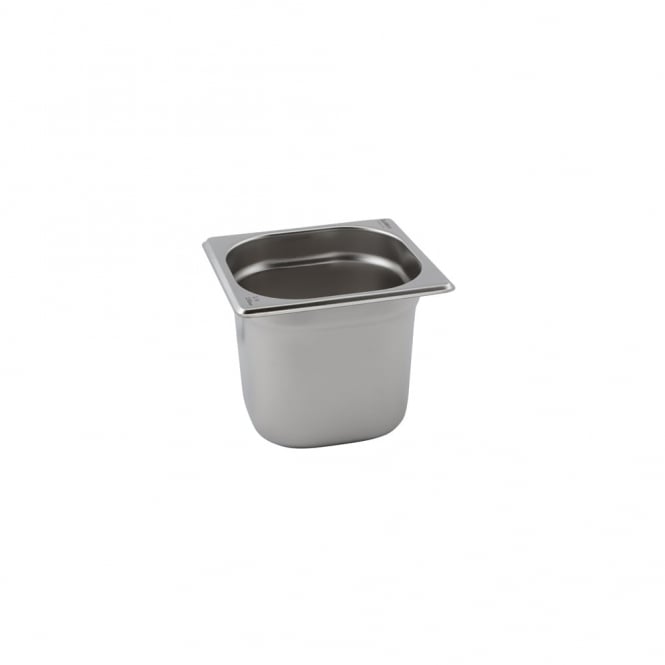 Genware St/St Gastronorm Pan 1/6 - 65mm Deep