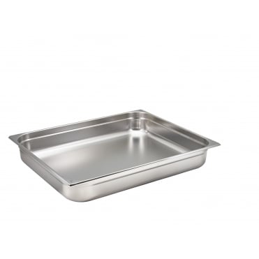 St/St Gastronorm Pan 2/1 - 100mm Deep