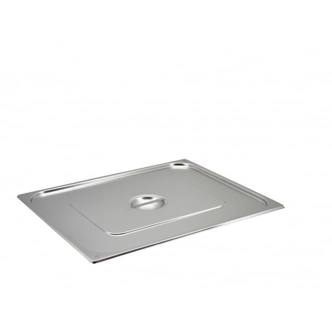 Genware St/St Gastronorm Pan Lid 2/1