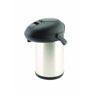 St/St Unbreakable Vacuum Pump Pot 2.5L