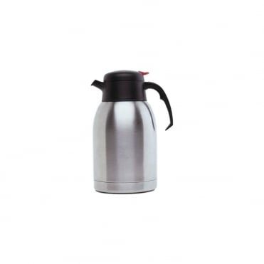 St/St Vacuum Push Button Jug 1L