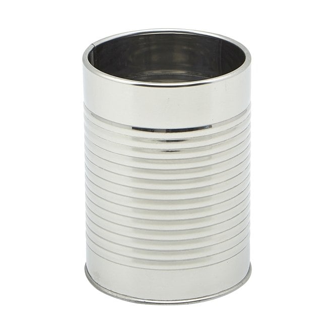Genware Stainless Steel Can 7.8cm Dia x 10.8cm | Box of 12