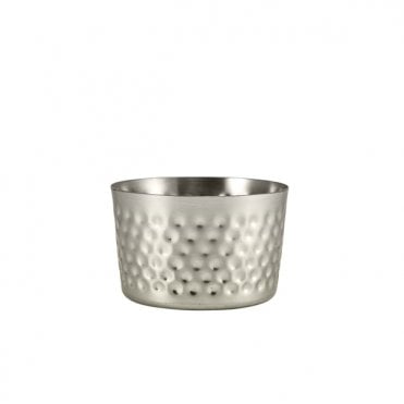 GenWare Stainless Steel Hammered Mini Serving Cup 8 x 5cm | Box of 12