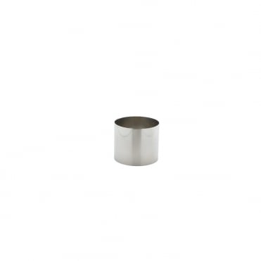 Stainless Steel Mousse Ring 7x6cm | Box of 12