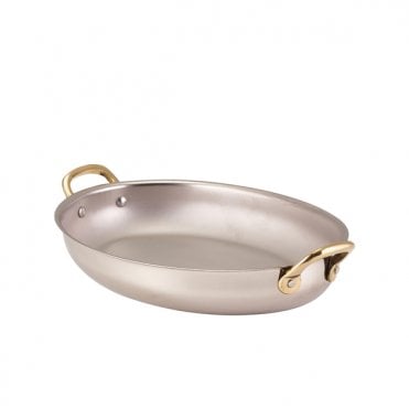 Stainless Steel Oval Dish 24.5 x 17.5cm | Box of 6