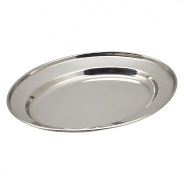 GenWare Stainless Steel Oval Flat 25.5cm/ 10"