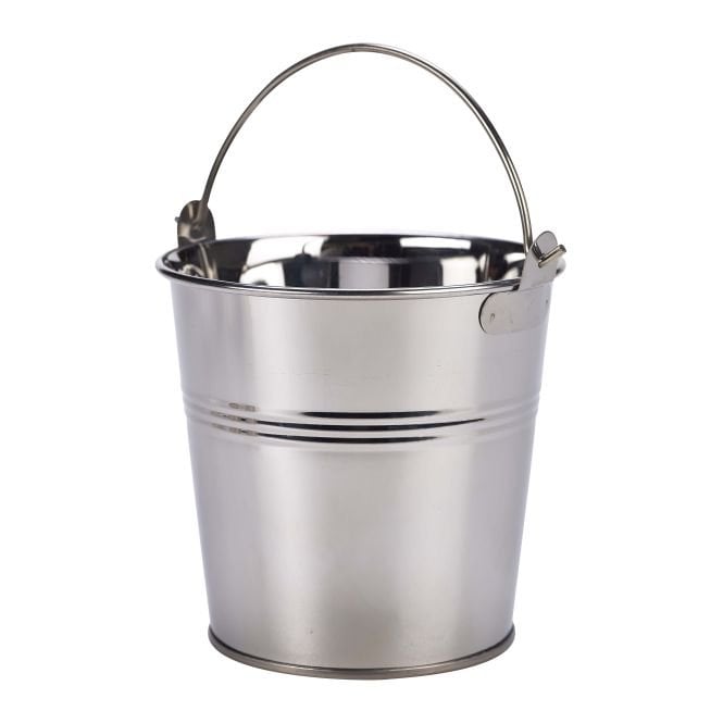 Genware Stainless Steel Serving Bucket 12cm Dia | Box of 12