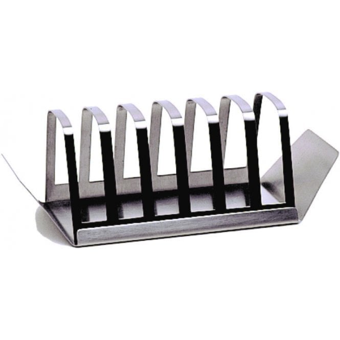 Genware Stainless Steel Toast Rack & Tray