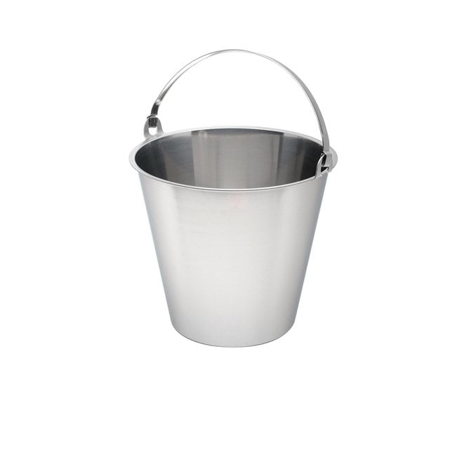 Genware Swedish S/St. Bucket 15 Litre Graduated