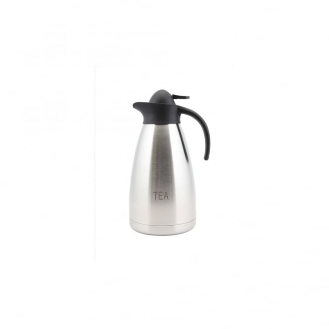 Genware Tea Inscribed St/St Contemporary Vac. Jug 2.0