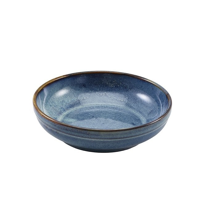 Genware Terra Porcelain Aqua Blue Coupe Bowl 20cm | Box of 6