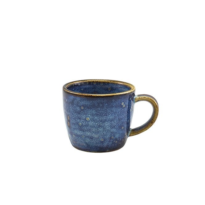 Genware Terra Porcelain Aqua Blue Espresso Cup 9cl/ 3oz | Box of 6