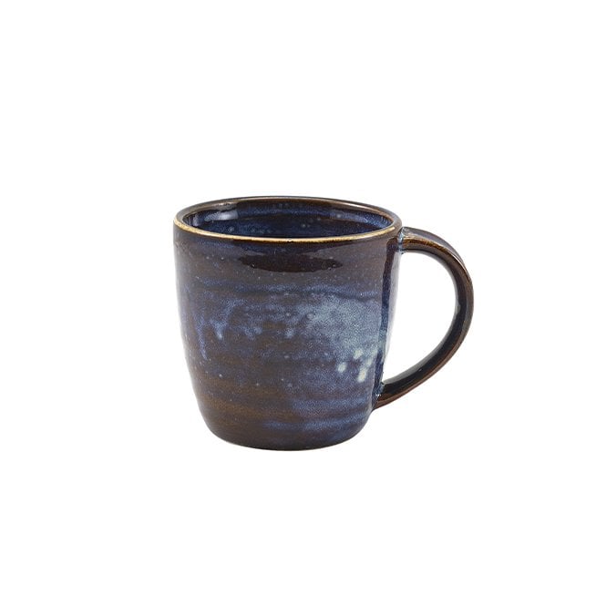 Genware Terra Porcelain Aqua Blue Mug 30cl/ 10.5oz | Box of 6