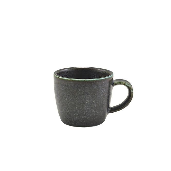Genware Terra Porcelain Black Espresso Cup 9cl/ 3oz | Box of 6