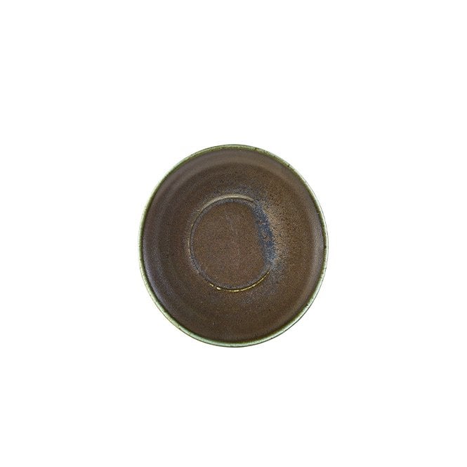 Genware Terra Porcelain Black Saucer 14.5cm | Box of 6