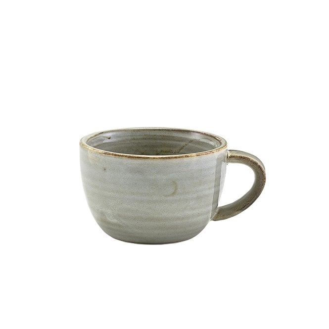 Genware Terra Porcelain Grey Coffee Cup 28.5cl/ 10oz | Box of 6