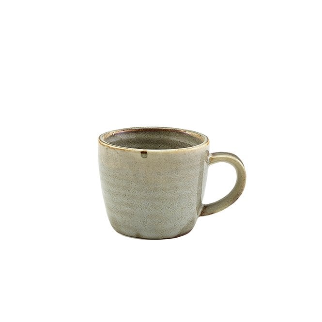 Genware Terra Porcelain Grey Espresso Cup 9cl/ 3oz | Box of 6