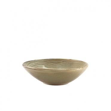 Terra Porcelain Grey Organic Bowl 22cm | Box of 6