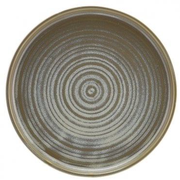 Terra Porcelain Matt Grey Low Presentation Plate 21cm | Box of 6