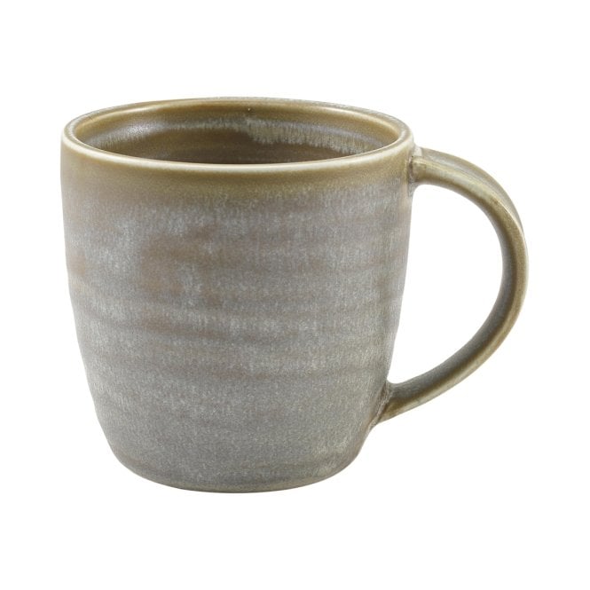 Genware Terra Porcelain Matt Grey Mug 30cl/ 10.5oz | Box of 6