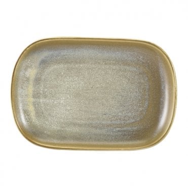 Terra Porcelain Matt Grey Rectangular Plate 24 x 16.5cm | Box of 12