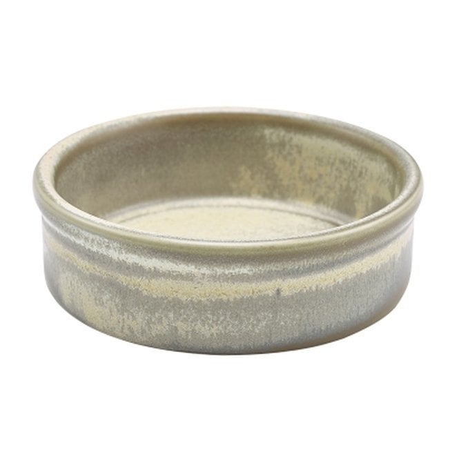 Genware Terra Porcelain Matt Grey Tapas Dish 10cm | Box of 12