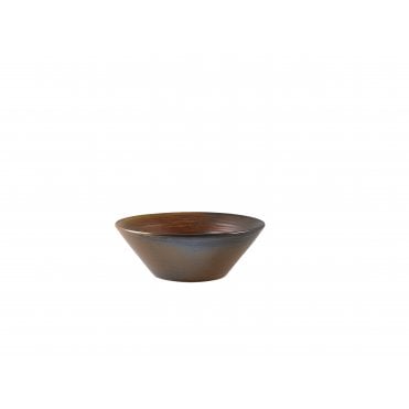 Terra Porcelain Rustic Copper Conical Bowl 14cm | Box of 6
