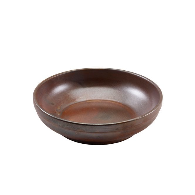 Genware Terra Porcelain Rustic Copper Coupe Bowl 20cm | Box of 6