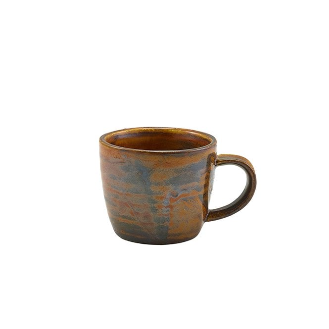 Genware Terra Porcelain Rustic Copper Espresso Cup 9cl/ 3oz | Box of 6