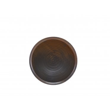 Terra Porcelain Rustic Copper Low Presentation Plate 21cm | Box of 6