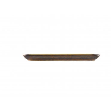 Terra Porcelain Rustic Copper Narrow Rectangular Platter 27 x 12.5cm | Box of 6