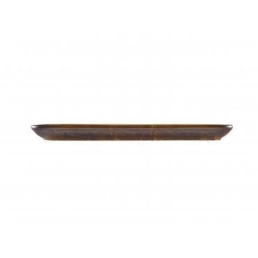 Terra Porcelain Rustic Copper Narrow Rectangular Platter 31 x 14cm | Box of 6