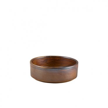 Terra Porcelain Rustic Copper Presentation Bowl 13cm | Box of 6